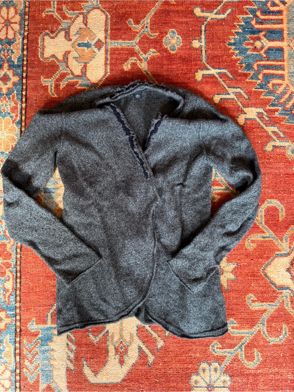 Banana Republic Charcoal Gray Knit Sweater